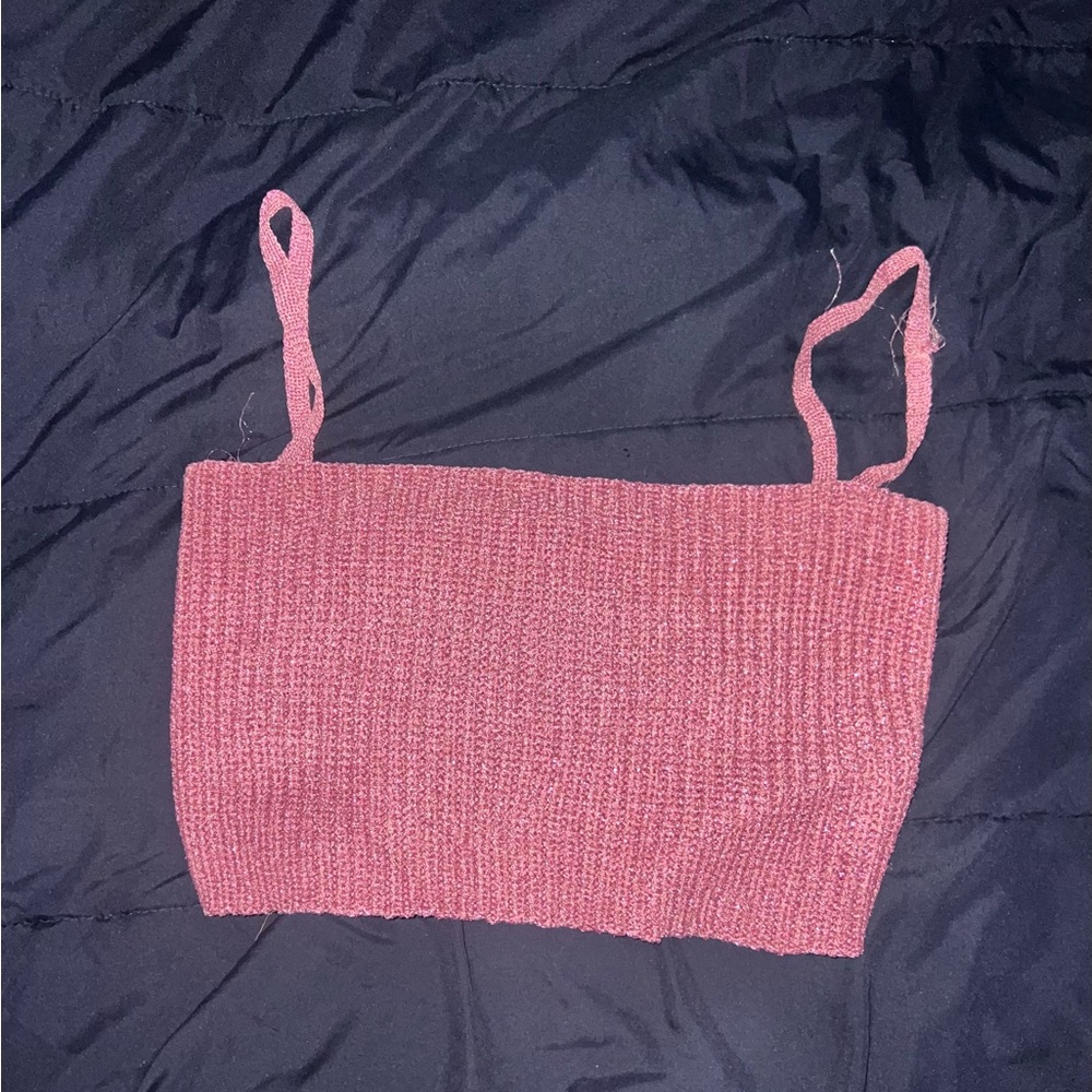 Pink Knit Skirt Set - Picture 4 of 4